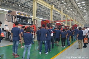 秋意浓收获丰 大运重卡客户来厂参观记